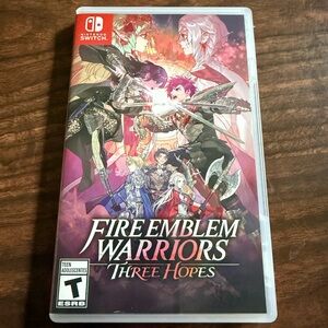 Nintendo Switch Fire Emblem Warriors Game Card - Red and Purple